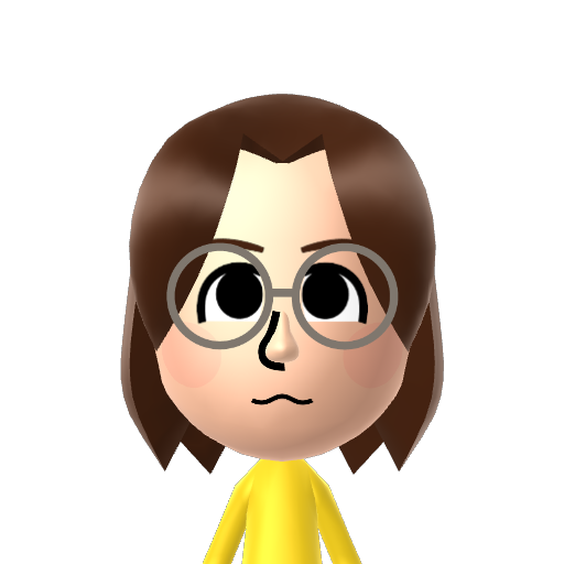 ? Mii character: A Mii uploaded to Check Mii Out Channel (WiiLInk)