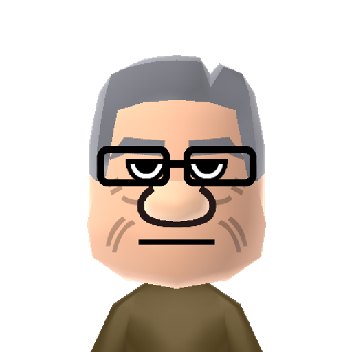 Carl Mii character preview