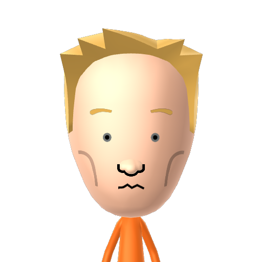 Dave Mii character: A Mii from Hasbro Family Game Night 3