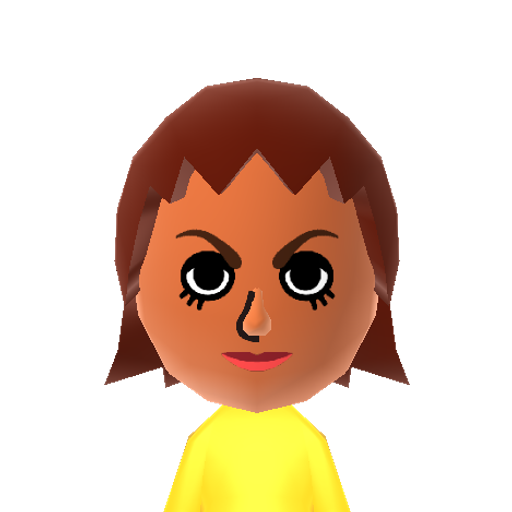 Serafina Mii character: from Custom CPU Mii (Pack 4) QR Codes [@jere_asikainen]