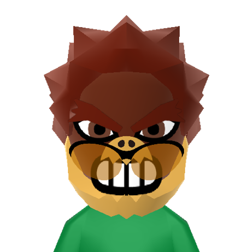 Bowser Mii character preview