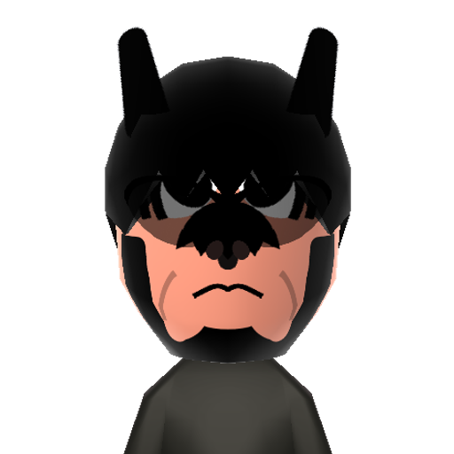 Batman Mii character preview