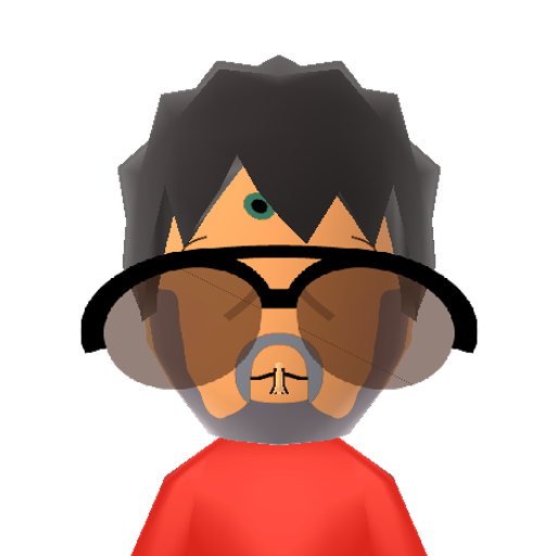 甀鐀蘀瀀�⼀᐀ꔀ Mii character: it has the awesome hair