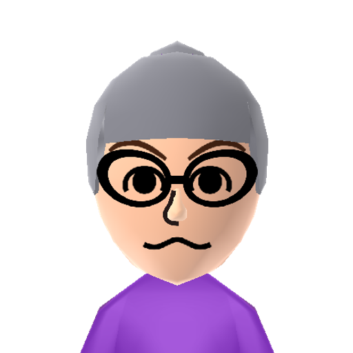 Mrs Wicket Mii character: Antagonist from the "Mr. Bean" animated series.