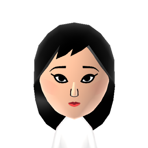 Lin Daiyu Mii character: Tragic female heroine from the Chinese classic novel "Dream of the Red Chamber", based on the 1987 TV series. Played by actress/poet/billionaire/nun Chen Xiaoxu.