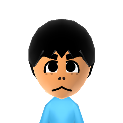 Kaleb Mii character: Custom Mii character for Wii Sports Archipelago, a mod for Wii Sports Resort