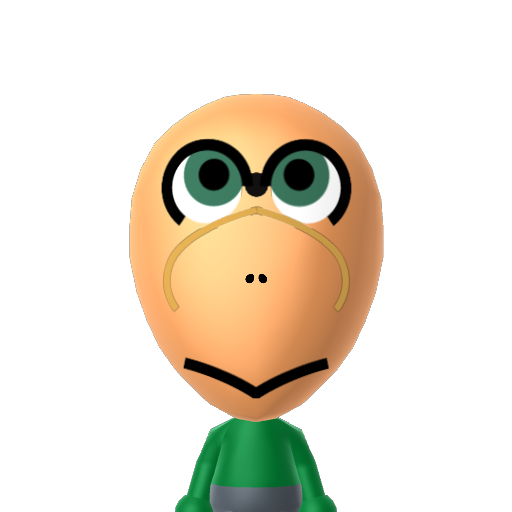 ? Mii character: A Mii uploaded to Check Mii Out Channel (WiiLInk)