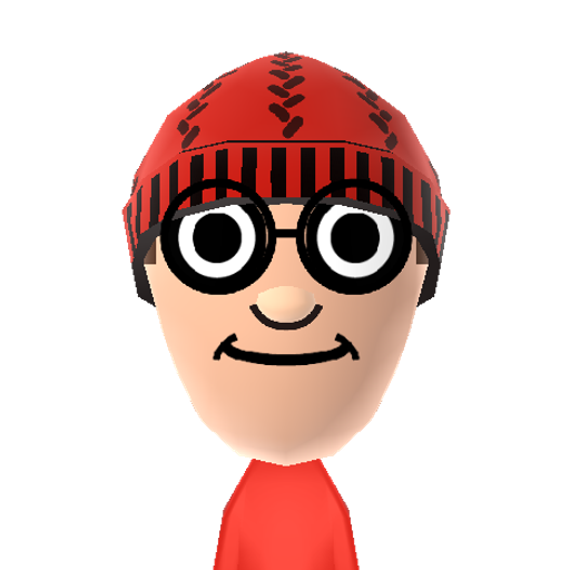 Waldo Mii character preview
