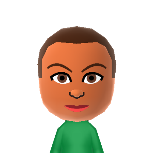 Girl #4 Mii character: From "The Hunger Games", she is a girl from district 4.