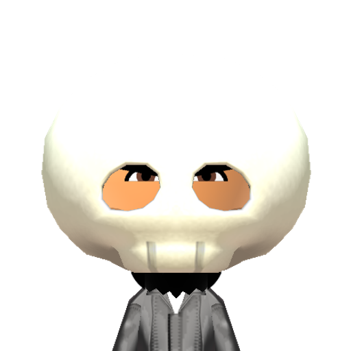Reaper Mii character: This Mii is a resident on OhhMyKawaii's island