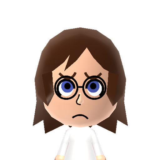 Sadness Mii character preview
