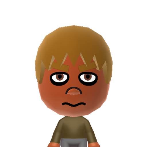 Coffee Mii character preview