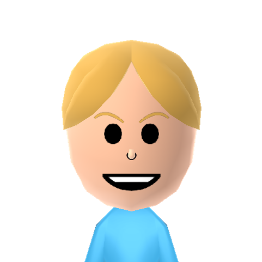 Elan Mii character: The bard/dashing swordsman from the webcomic "Order of the Stick".