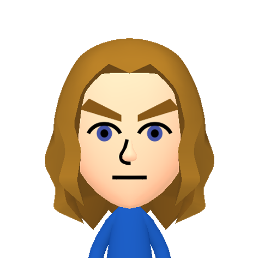 MinHatT Mii character: This Mii is from the Switch SDK as a SampleDB Mii.