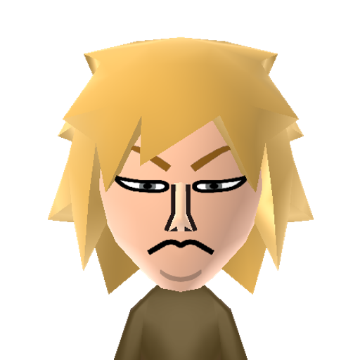 no name Mii character: A Mii from Dillon's Dead-Heat Breakers