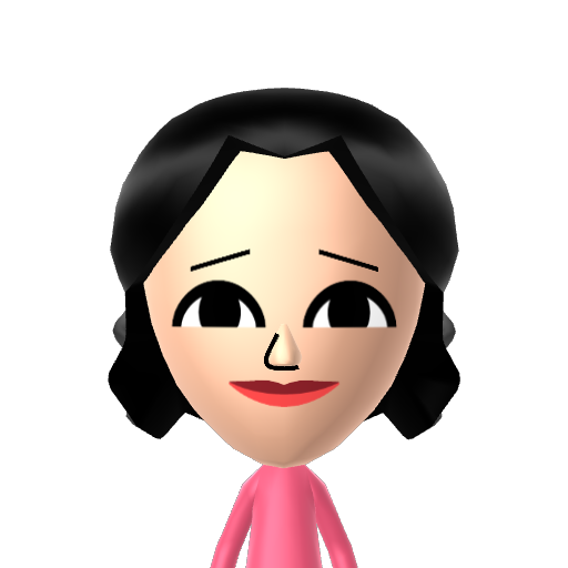 Ella Mii character: from Total Drama Miis QR Codes [@michellemagnuson5108]
