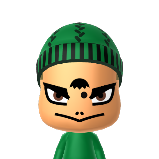 Ivysaur Mii character: a Mii used in Mii Fighter QR Codes Series / Custom Mii Fighter Versus
