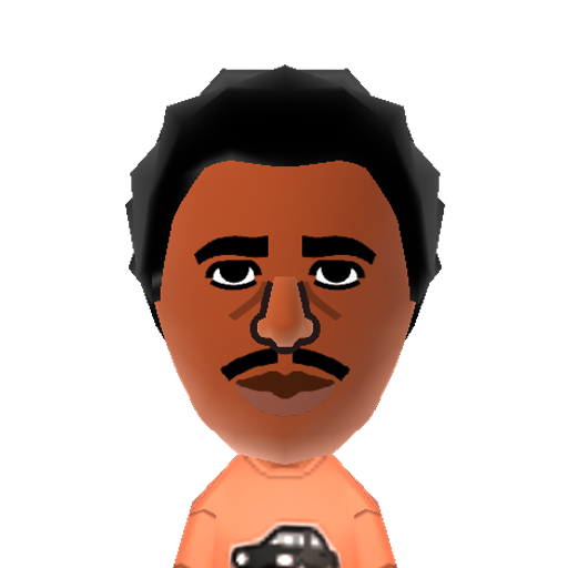 CurtisBlow Mii character: Curtis Blow is an American Hip Hop Rapper who help pioneered the music genre into the mainstream.