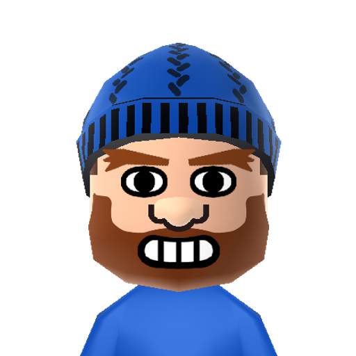 BearHugger Mii character: A Canadian boxer from the Punch-Out!! video game series. This Mii is based off of his Wii redesign, most notably his 'Title Defense' appearance.