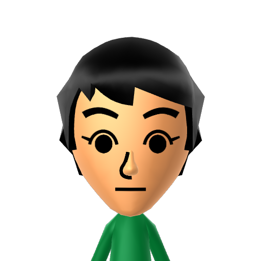Ryusei Mii character: This is a Mii from Miitomo who was intended to only appear in promo art, He is also known as Kento or Yoshi, His Mii data was obtained from a QR code on the Miitomo website.