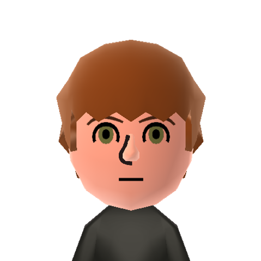 Terrarian Mii character: The default player look from the Re-Logic game, Terraria