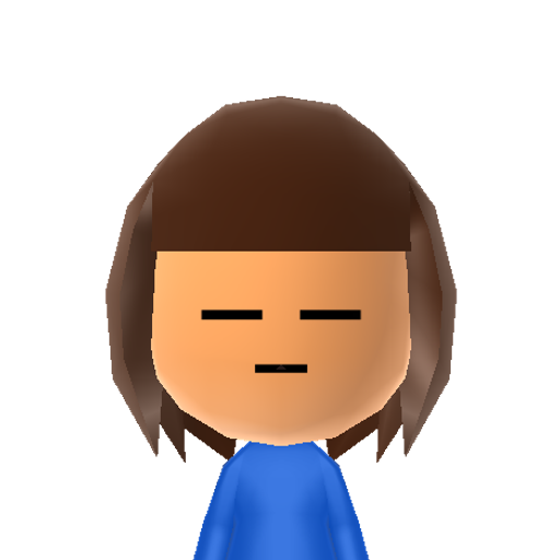 Frisk Mii character preview