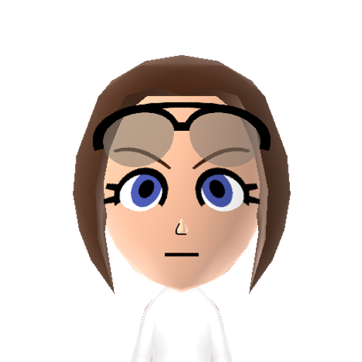 White Mii character preview