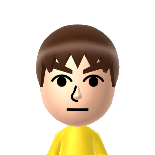 ? Mii character: A Mii uploaded to Check Mii Out Channel (WiiLInk)