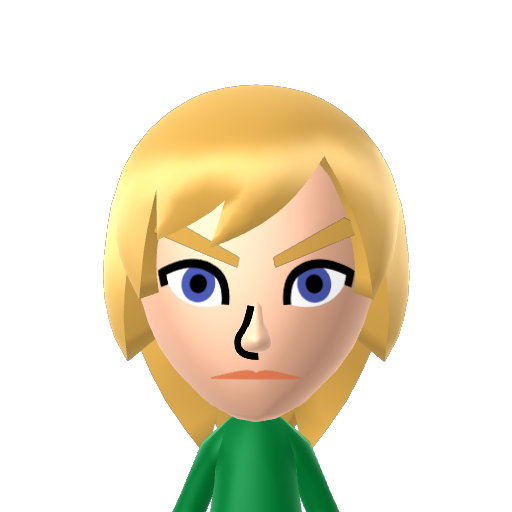 Sample 01 Mii character: A Mii used for promoting Mii Fighter Costumes