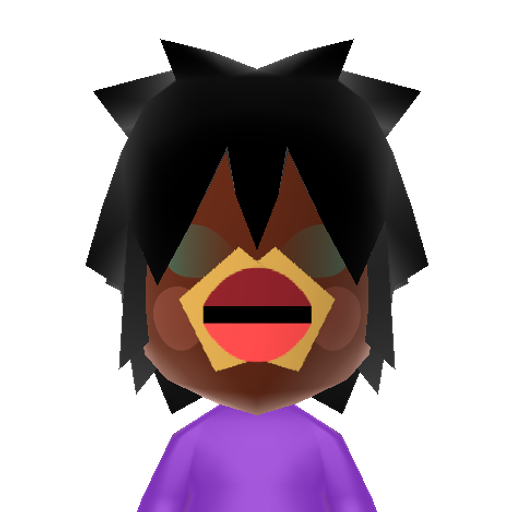 Starmie Mii character: Pokemon with pokedex number 121, in human form. A beautiful star. A hideous Mii.