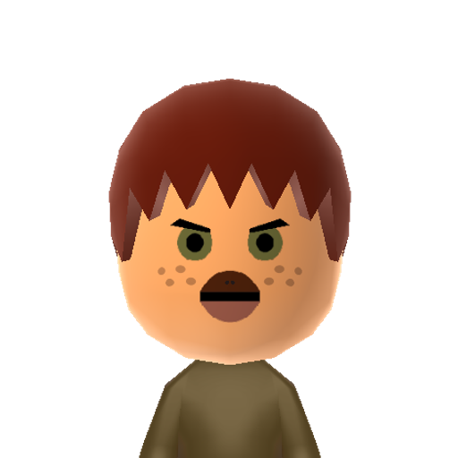 Willy Mii character: Title character from the animated children's movie "Willy the Sparrow"