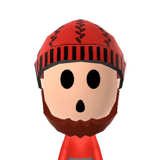 Shy Guy Mii character preview