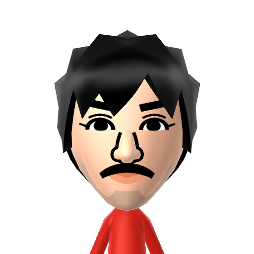 John Oates Mii character: john Oates of Hall and Oates from the 80's
