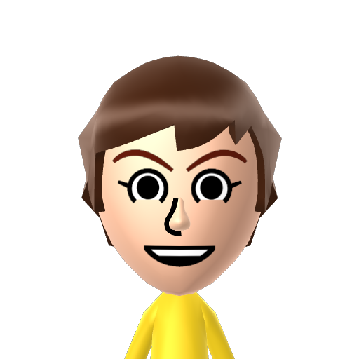 ? Mii character: A Mii uploaded to Check Mii Out Channel (WiiLInk)