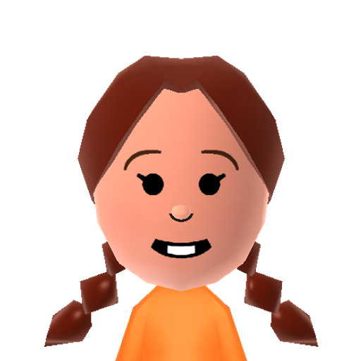 Tutoria Mii character: A Mii from Wii Sports Resort: Meme Squad, a mod for Wii Sports Resort