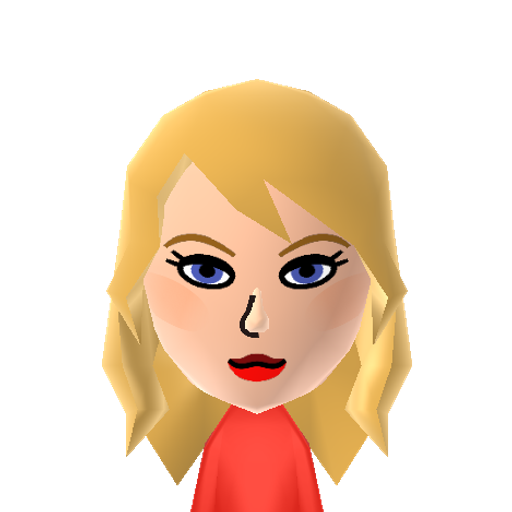 Taylor Mii character preview