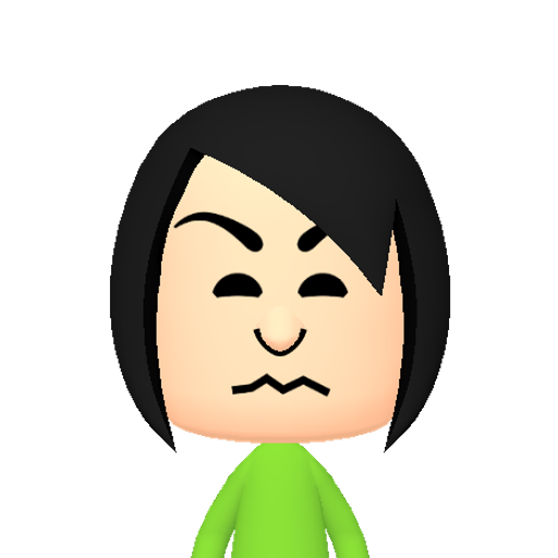 no name Mii character: This Mii is from the Switch SDK as a SampleDB Mii.