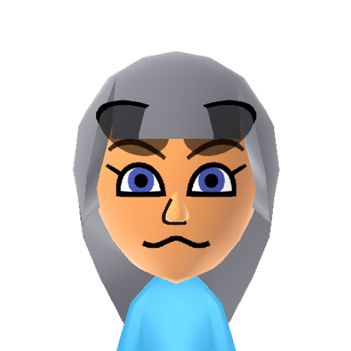 Misfortune Mii character: Here's our favorite cat lady, Ms. Fortune, from the fighting game "Skullgirls".