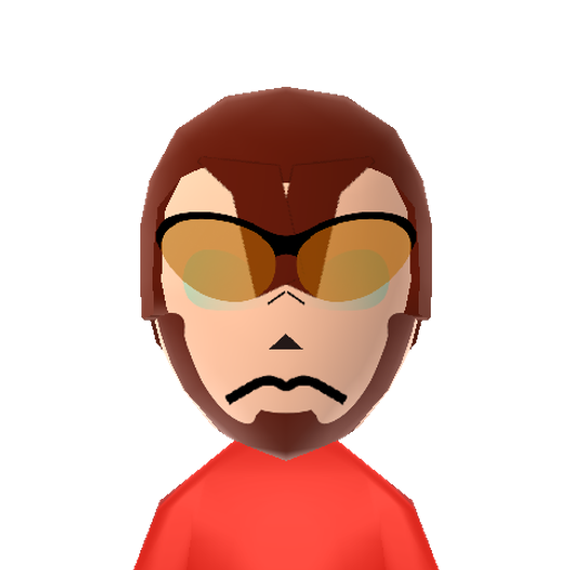 Lagann Mii character: The Spiral-powered mech piloted by Simon in the anime series "Gurren Lagann".