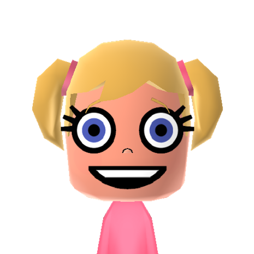Dee Dee Mii character: Dexter's sister from "Dexter's Laboratory" cartoons.