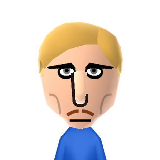Salvatore Mii character: A npc that appears in the Zelda series (The Wind Waker and Phantom Hourglass). He runs some of the minigames.