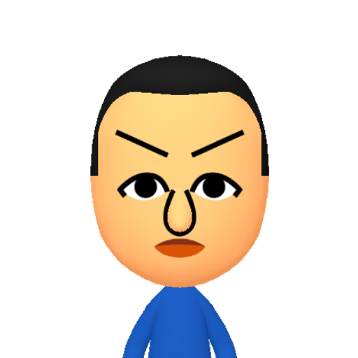 ¿ÀÁÂÃÄÅÆÇÈ Mii character: This Mii is from the Switch SDK as a SampleDB Mii.