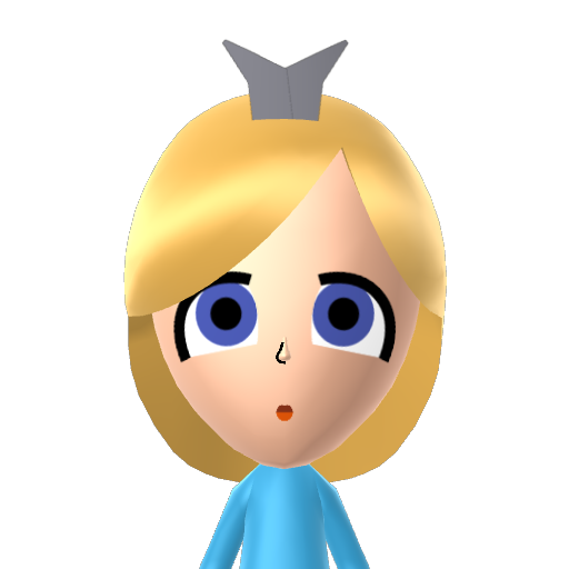? Mii character: A Mii uploaded to Check Mii Out Channel (WiiLInk)