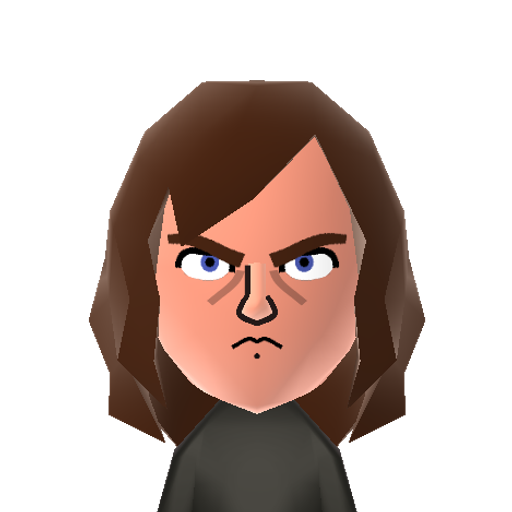 Anakin Mii character: Jedi Knight from "Star Wars" who went on to become Darth Vader.