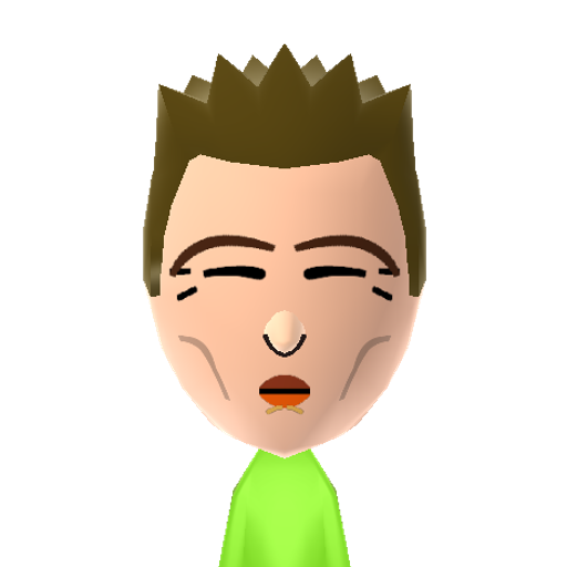 Harry Mii character: French Stewart's character from the sitcom "3rd Rock from the Sun".