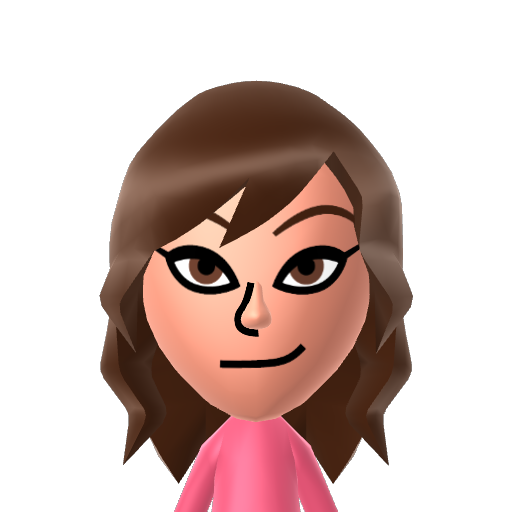 Haley Mii character: from My Wii U Friend List (July 2017) [@AwesomeGamerland]