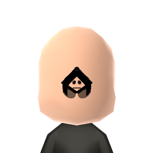 FaceyFacey Mii character: A face with a face.