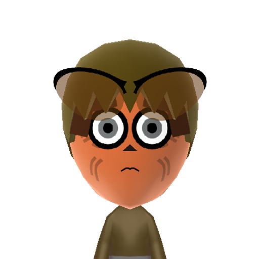 Rigby Mii character preview