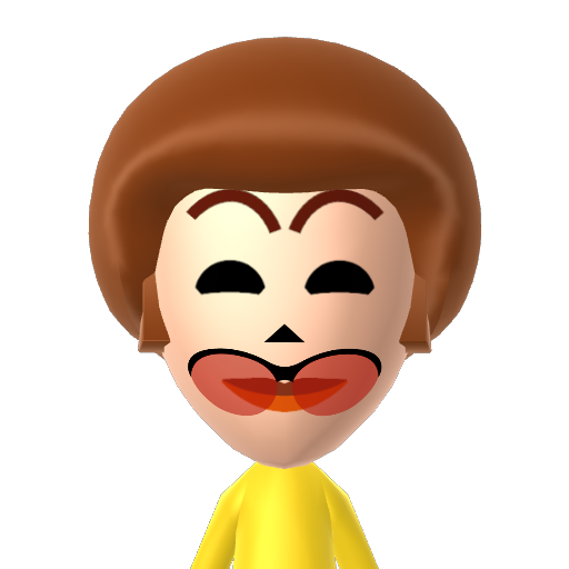 ? Mii character: A Mii uploaded to Check Mii Out Channel (WiiLInk)