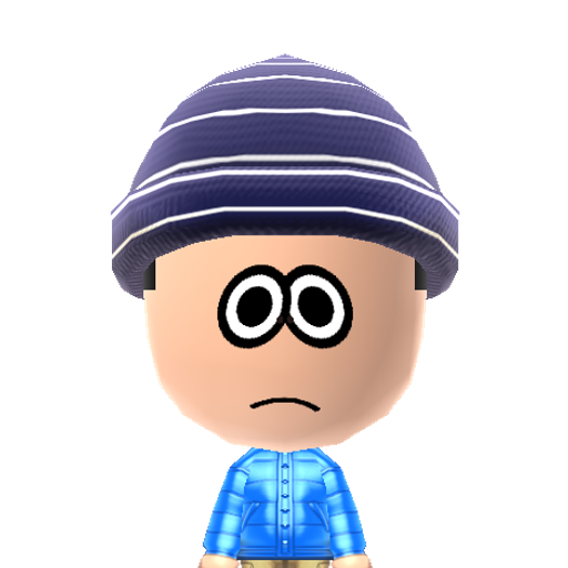 Stan Mii character: (Source: https://www.reddit.com/r/tomodachilife/comments/13o8cod/)
